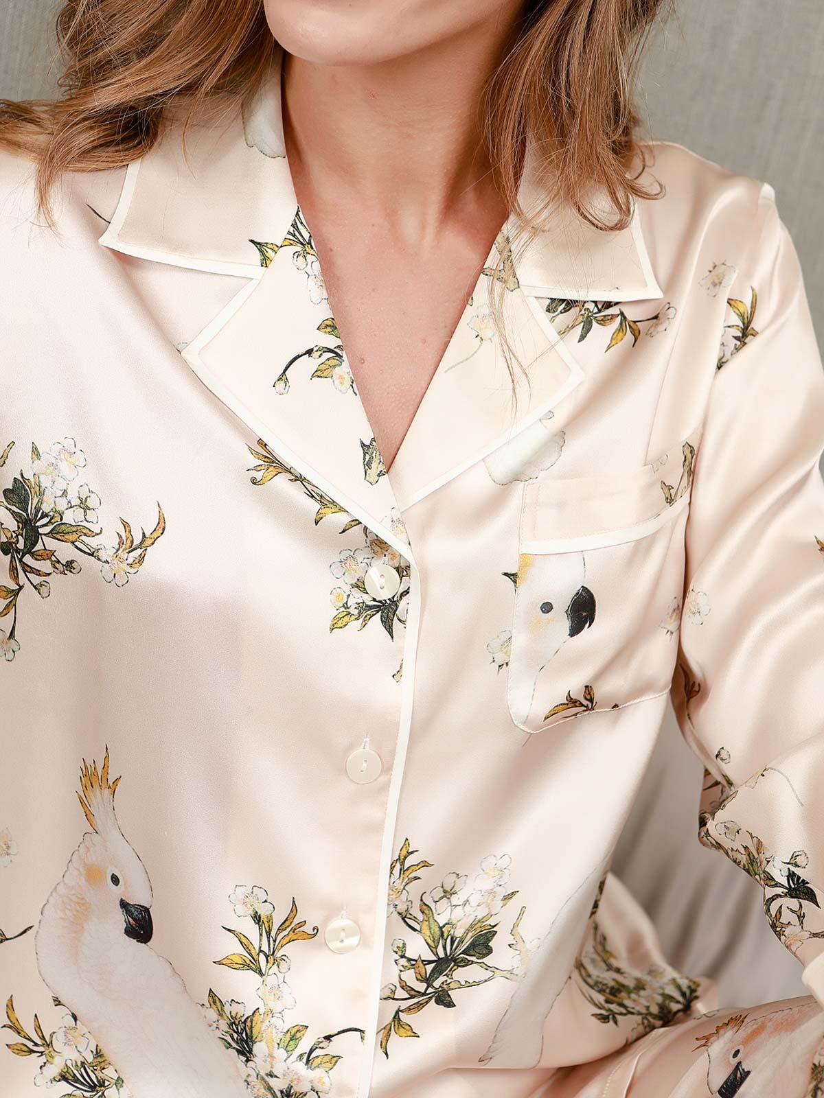 Studio By Arj Trendy and Comfortable Ivory Flower Nightwear for Women