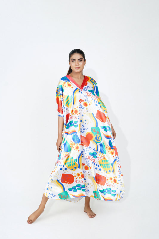 Vittorian bliss Elegance Caftan is very forgiving and loose fitting for maximum comfort and best wear. To choose your favourite colour from vittorian bliss caftan range so might find yourself buying one in each colour option.