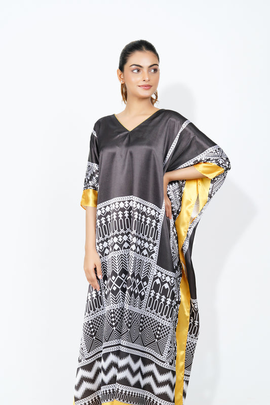 Vittorian bliss Elegance Caftan is very forgiving and loose fitting for maximum comfort and best wear. To choose your favourite colour from vittorian bliss caftan range so might find yourself buying one in each colour option.