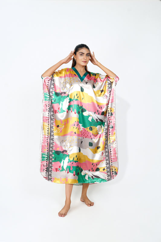 Vittorian bliss Elegance Caftan is very forgiving and loose fitting for maximum comfort and best wear. To choose your favourite colour from vittorian bliss caftan range so might find yourself buying one in each colour option.