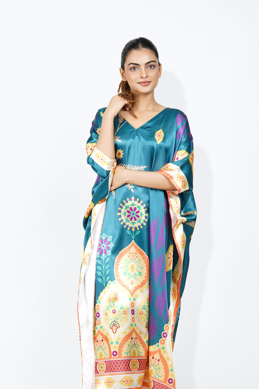 Vittorian bliss Elegance Caftan is very forgiving and loose fitting for maximum comfort and best wear. To choose your favourite colour from vittorian bliss caftan range so might find yourself buying one in each colour option.