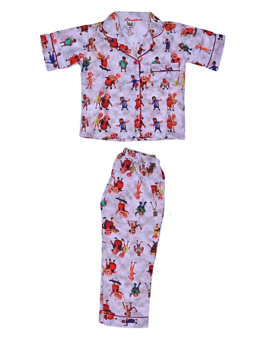 KIDS KLUB SLEEPWEAR BREATHABLE AND LIGHT WEIGHT PAJAMA SET