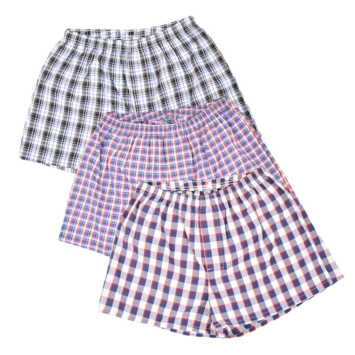 She's inn Pack OF 3 Milano series of Boxer/Short like Cotton Pre-shrink permanent color super soft loose fit relaxer Underwear/Sleepwear