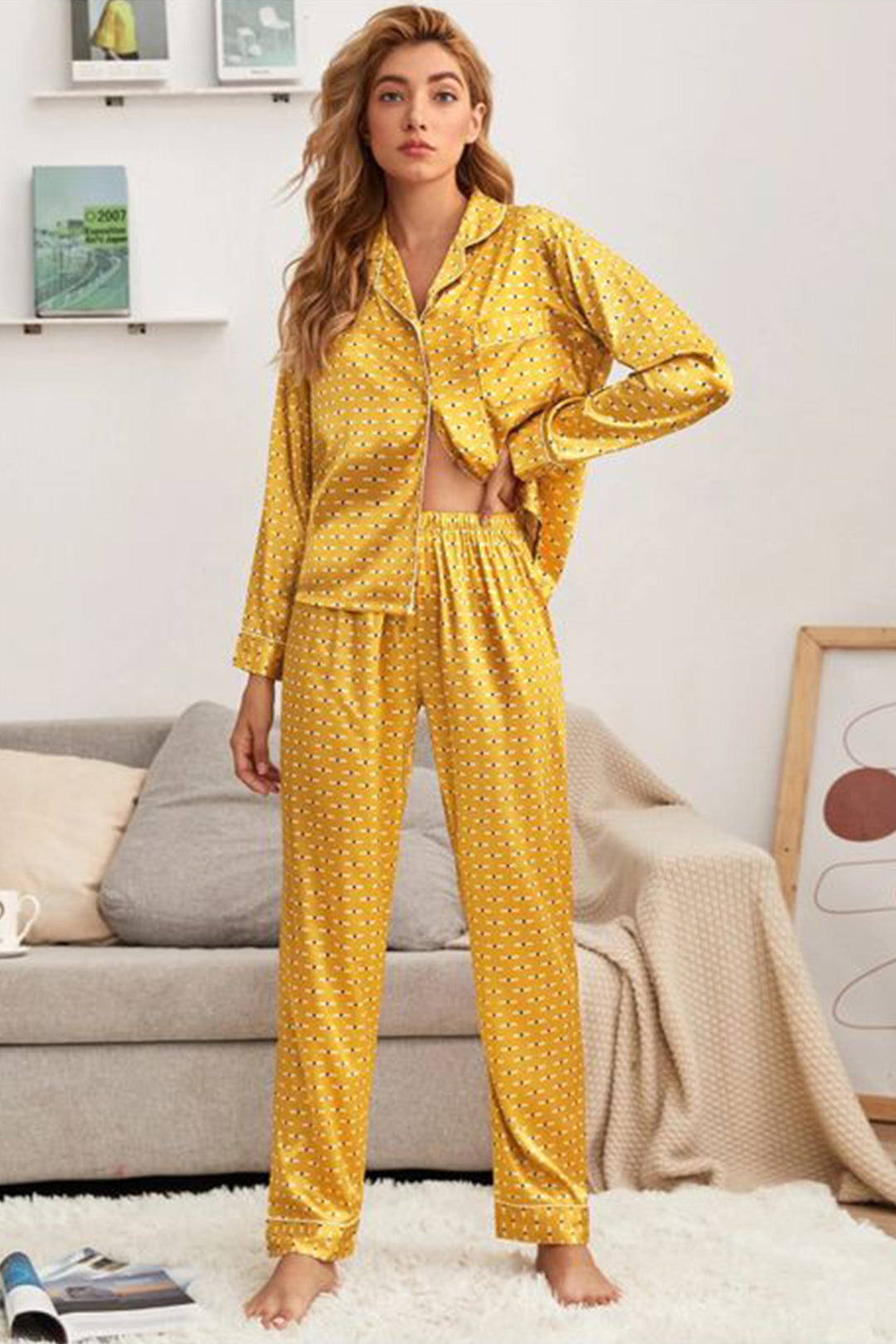 Studio By Arj Silky Satin Soft Pajama Set for Relaxed Nights