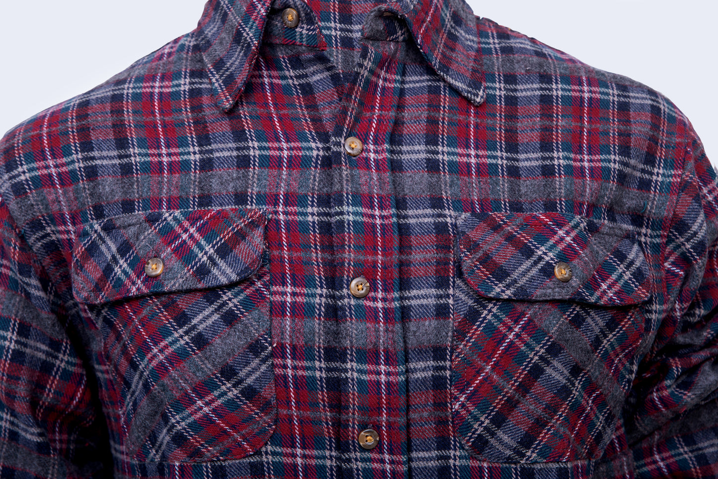 Studio By Arj 100% Cotton Brushed Very Warm Shirt For Father To Grand Father