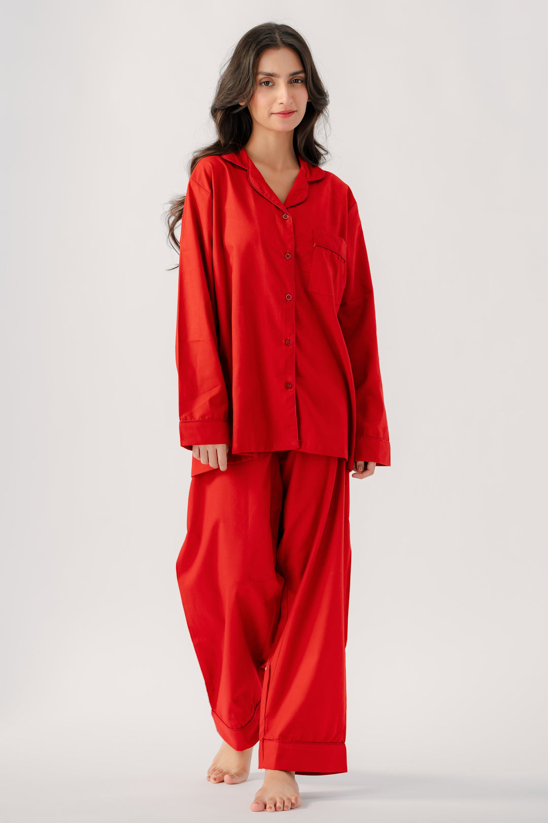 Night dress for women IRON EZEE PJ set is made with lightweight