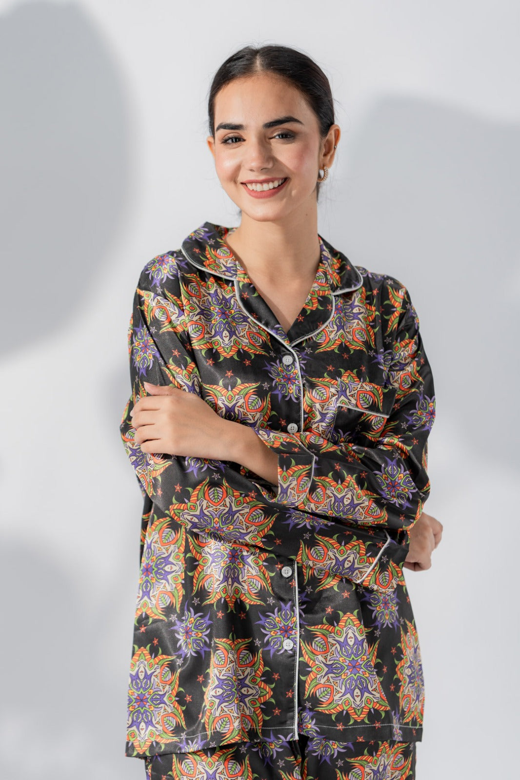 Iqra Usmaani Enchanted Dreams Nightwear 2 pcs nightwear/sleepwear night suit