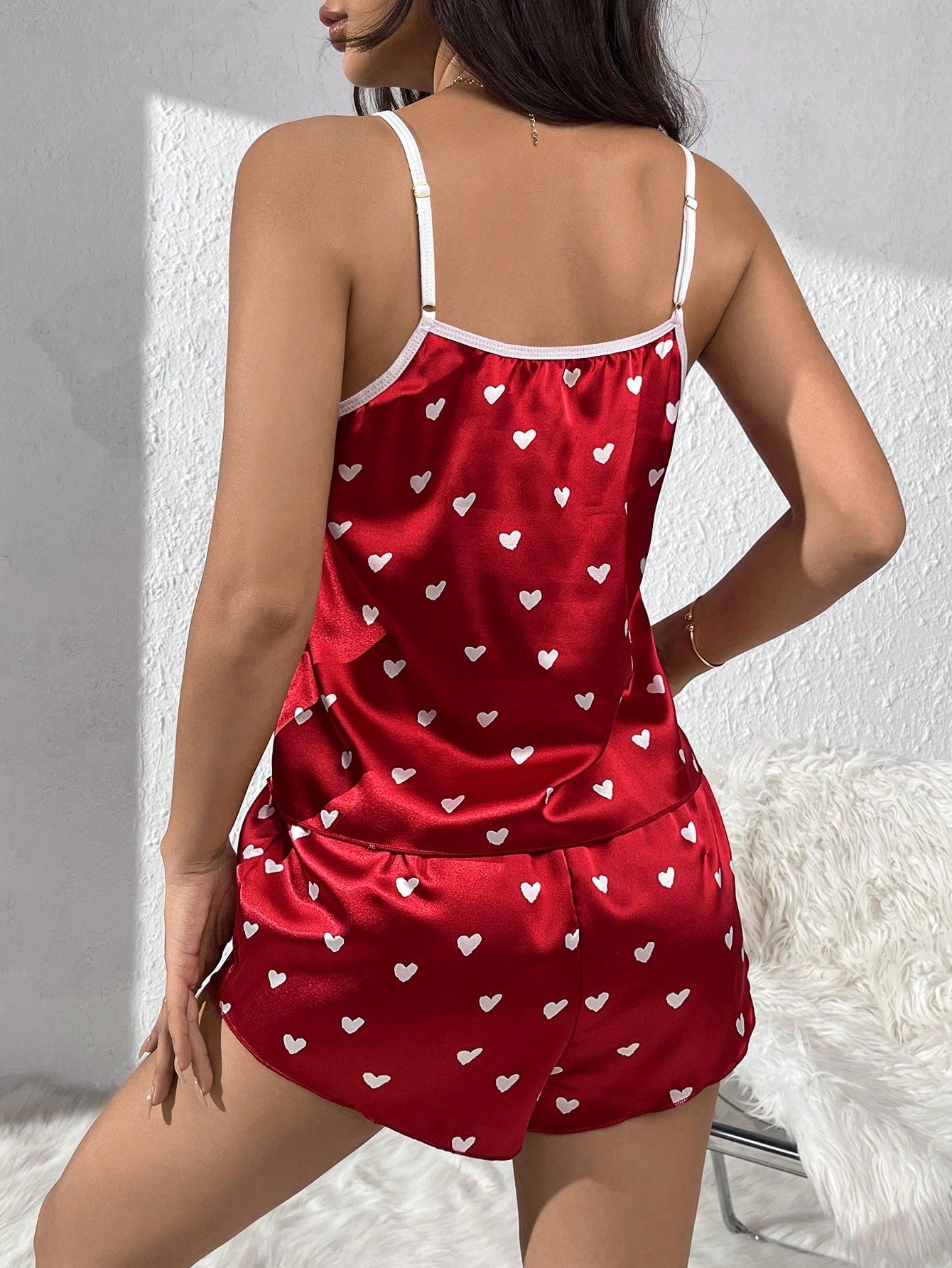 Rachel Lingerie Store Episode-2 Sweet Deram Heart print Cami set 2026