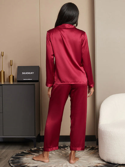 Pack of 2 Bella de Fashion Chic Choices Satin Silk Plain Pajama Set