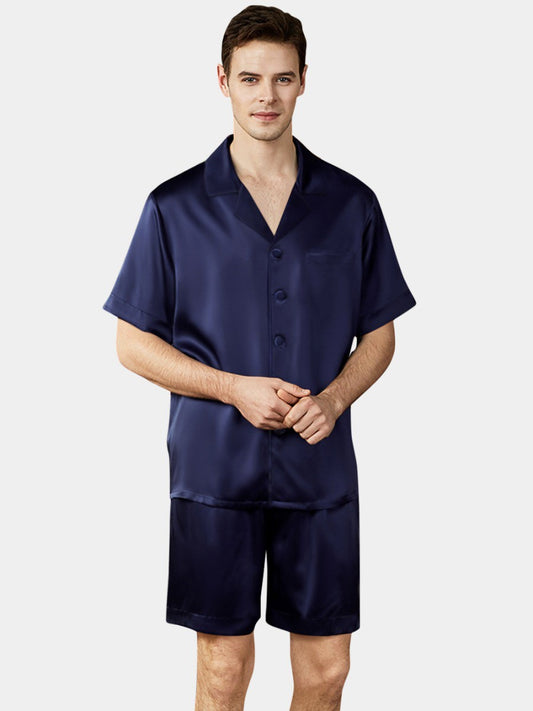 Sebastian-COMFORT PLUS-Men's pajama set short length. Perfect for All Day & Night Comfort.