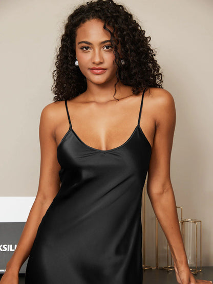 Lora Dreams Version-2 Best Sleepwear Spaghetti Strap long chemise / gown