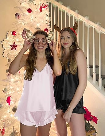 Rachel Lingerie Store Episode-5 Adjustable Spaghetti Strap Butter Silk Ruffle Camisole Set