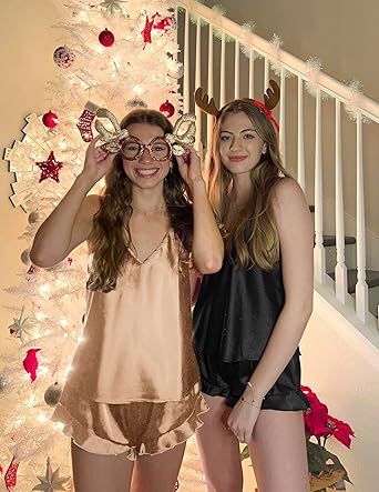 Rachel Lingerie Store Episode-3 Adjustable Spaghetti Strap Butter Silk Ruffle Camisole Set