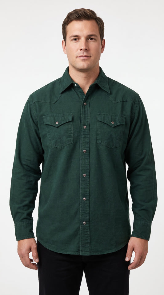 Winter Warm Comfort Chamois Shirt 100% cotton both side brush 8 Oz