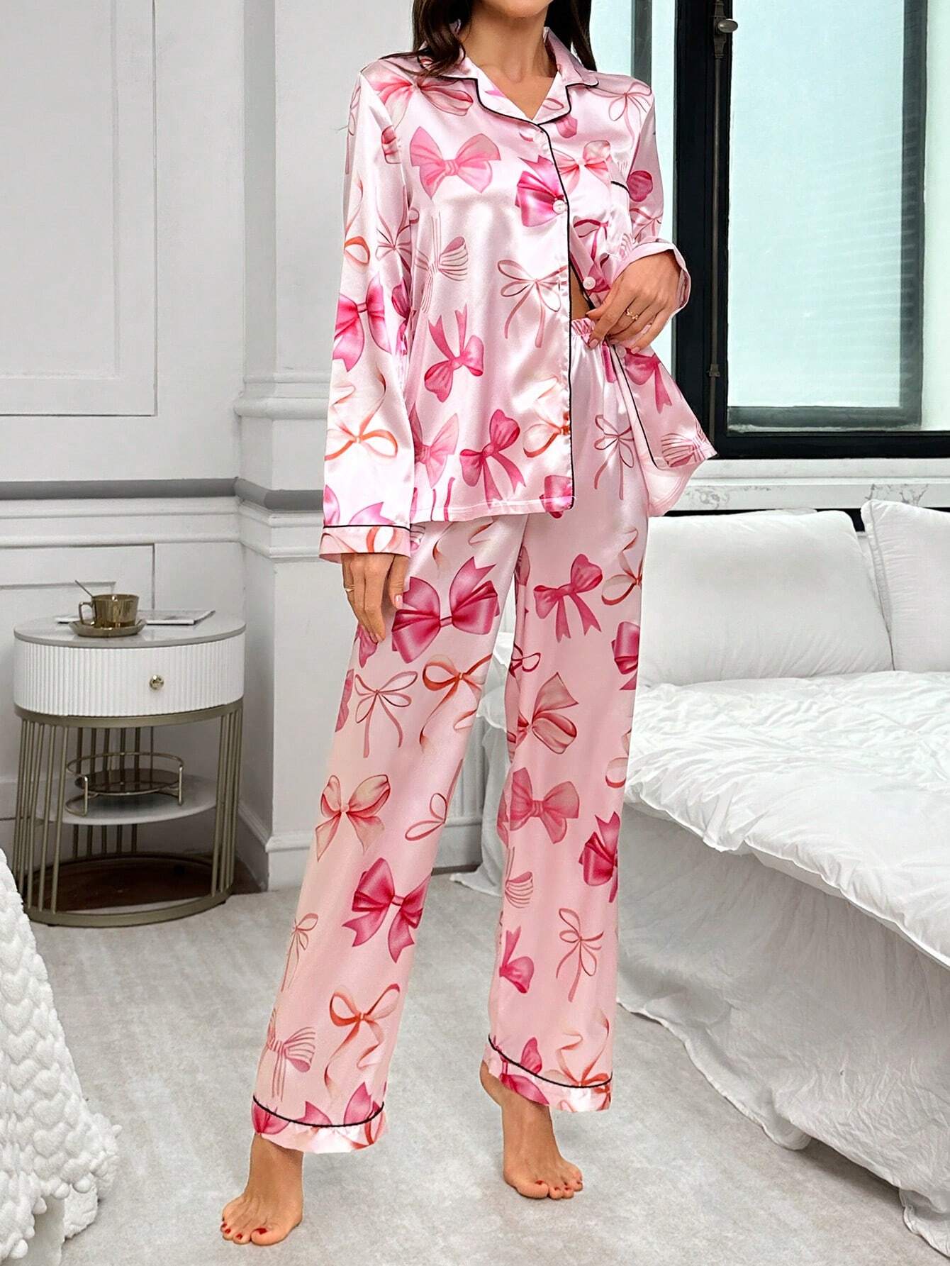 Bibiana silk PJ Season -1 This fabric is specially designed for women. It is very comfortable and ideal for a calm and peaceful night’s sleep, and it comes with a warranty covering everything