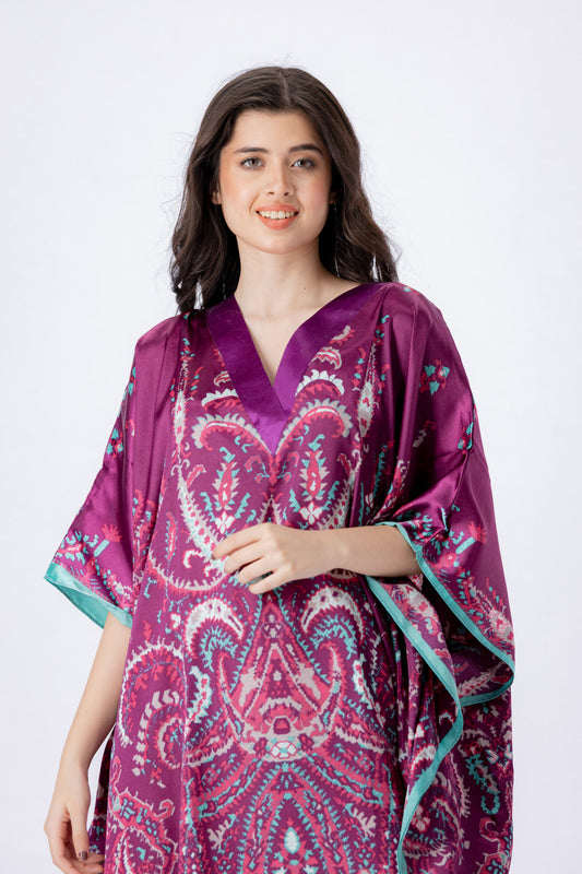 Studio By Arj women Silky Satin caftan lounge wear / nightwear