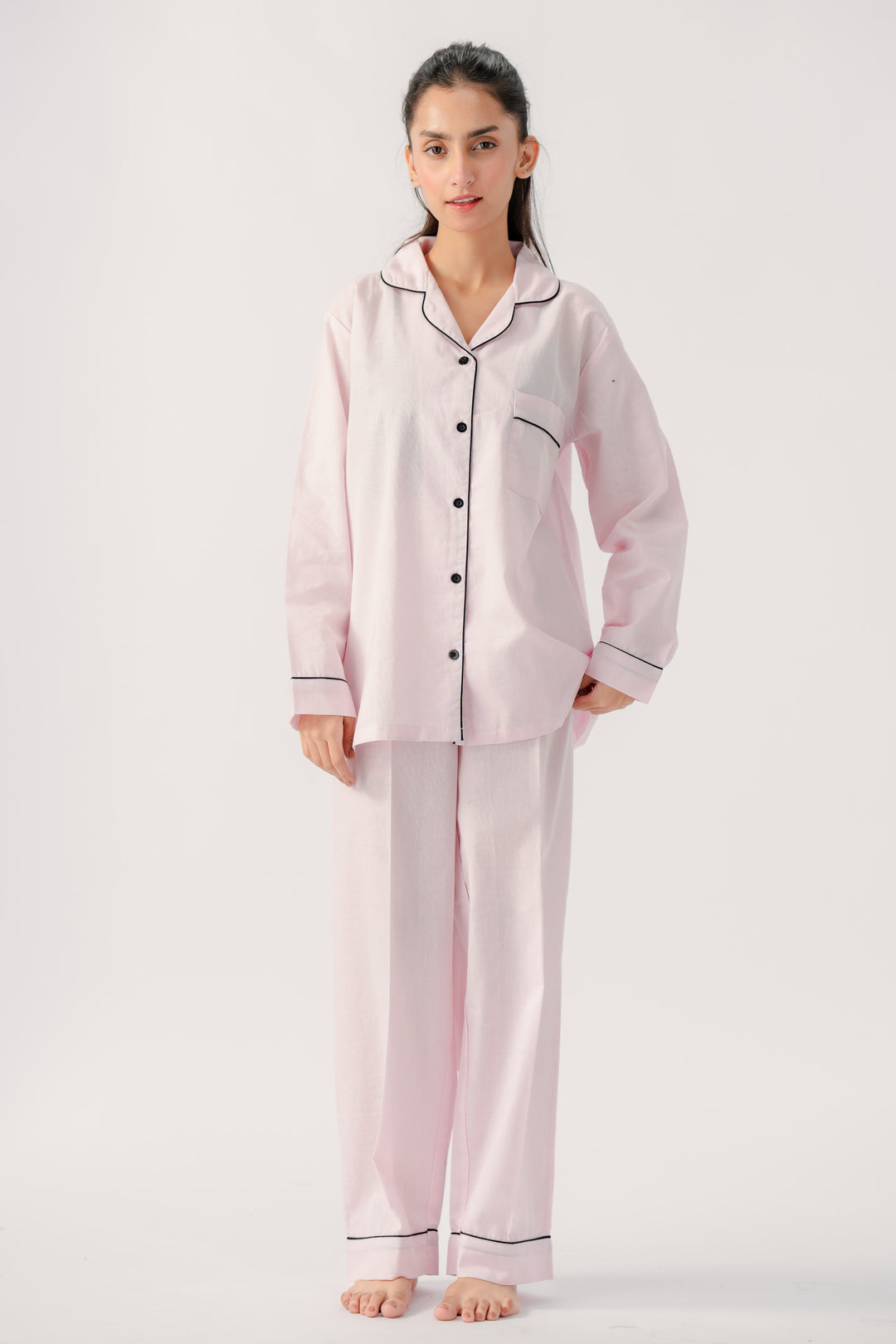 Maryam Malik Soft Touch Pajama Set Super Soft 100% Cotton Nightwear For Women