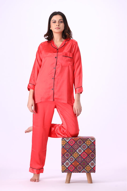 Valerie Nightwear Chapter-5 Premium Quality with a soft touch, comfortable loose fit pajama set