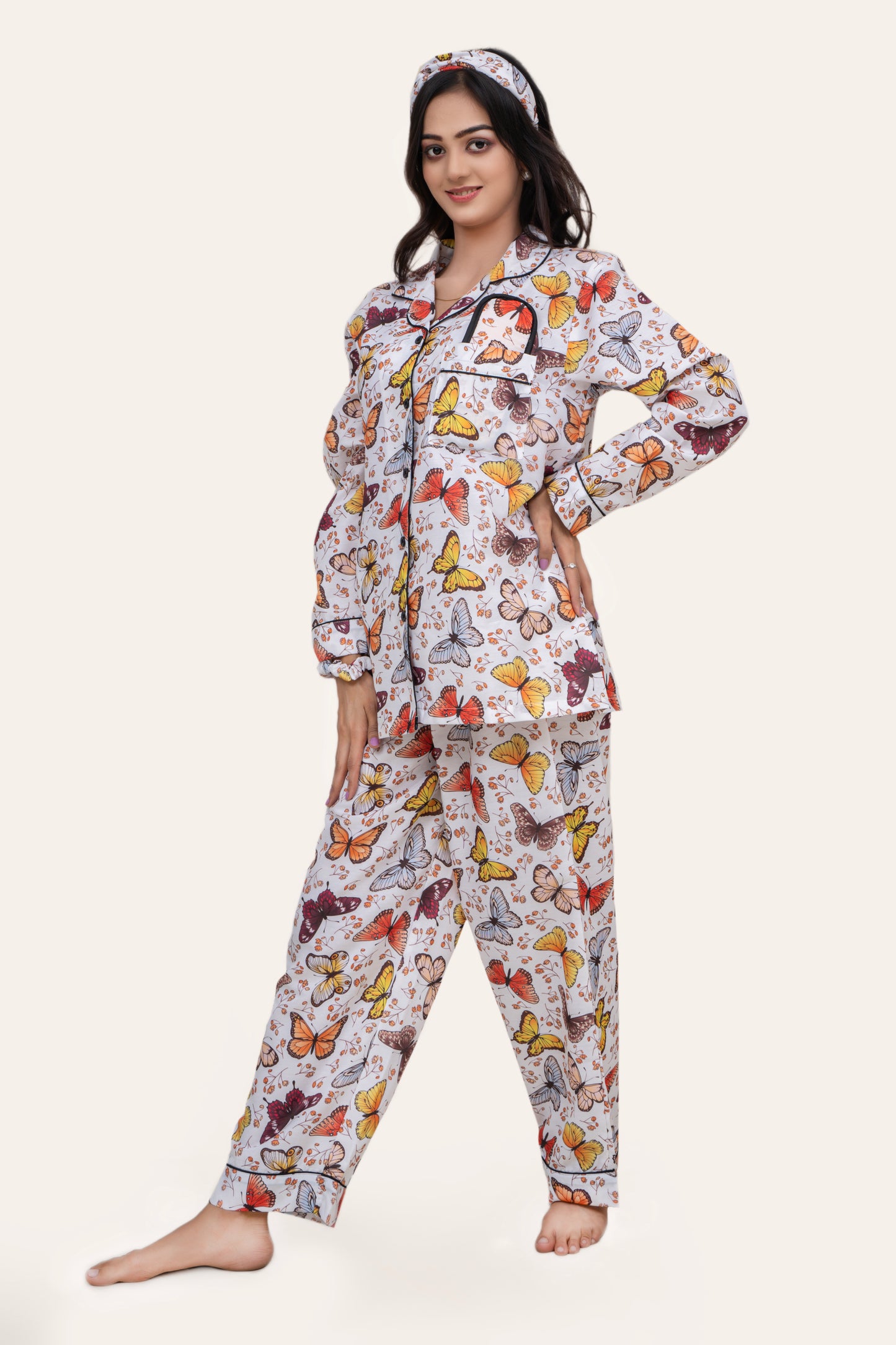 Javeria Junaid Moisture, Wicking, breathable, lightweight fabric Pajama Set