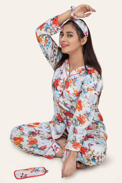 Javeria Junaid Moisture, Wicking, breathable, lightweight fabric Pajama Set