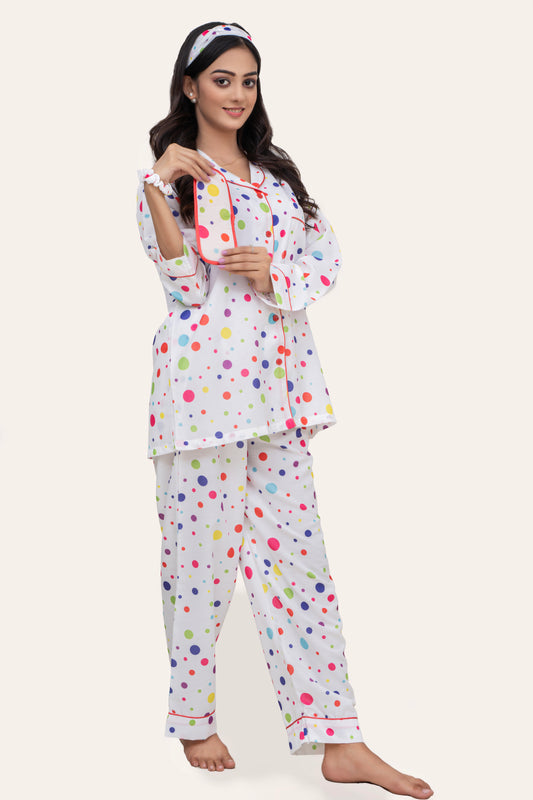 Javeria Junaid Moisture, Wicking, breathable, lightweight fabric Pajama Set