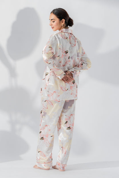 Iqra Usmaani Relaxed Sleepwear 2 pcs nightwear/sleepwear night suit