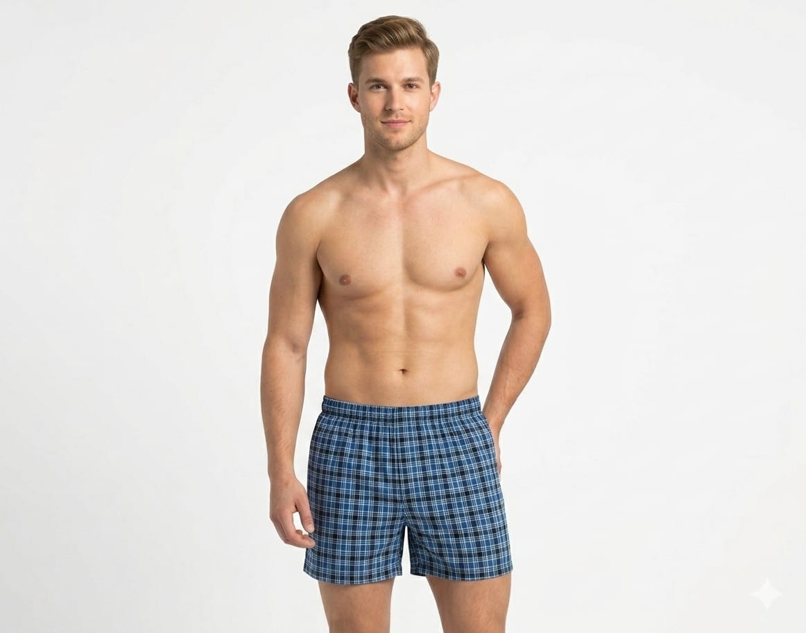 Sebastian Men's Pack OF 3 Milano series of Boxer/Short like Cotton Pre-shrink permanent color super soft loose fit relaxer Underwear/Sleepwear