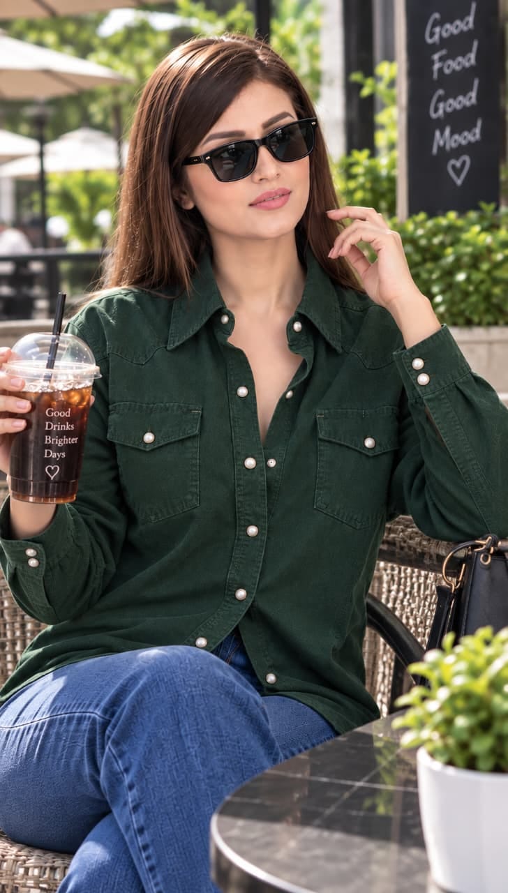 Perfect for Cold Weather.100% Cotton 8Oz. Double-Sided Brushed Chamois Super Soft, Warm Women Shirt