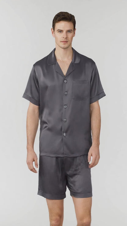 Sebastian-COMFORT PLUS-Men's pajama set short length. Perfect for All Day & Night Comfort.
