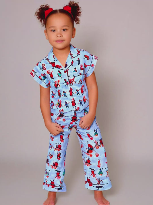 Kids klub cozy sleepwear breathable & light weight pajama set