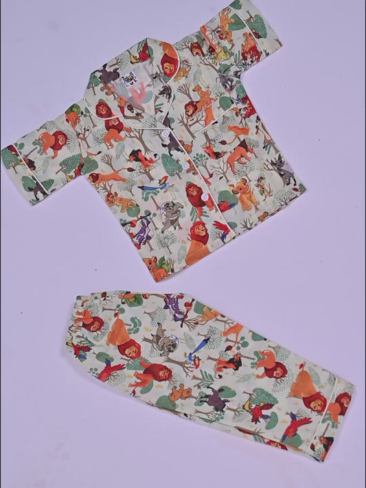 Kids klub cozy sleepwear breathable & light weight pajama set