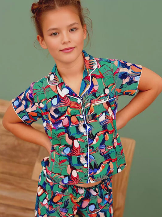 Kids klub cozy sleepwear breathable & light weight pajama set
