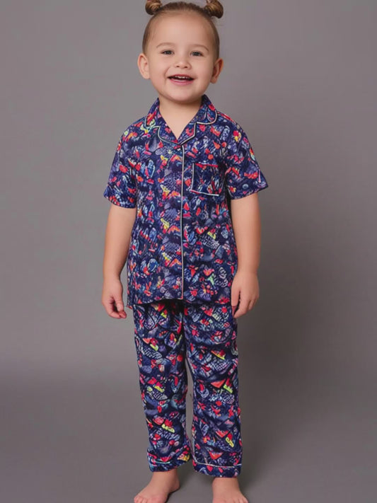 Kids klub cozy sleepwear breathable & light weight pajama set