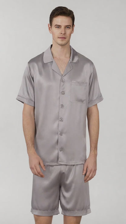 Sebastian-COMFORT PLUS-Men's pajama set short length. Perfect for All Day & Night Comfort.