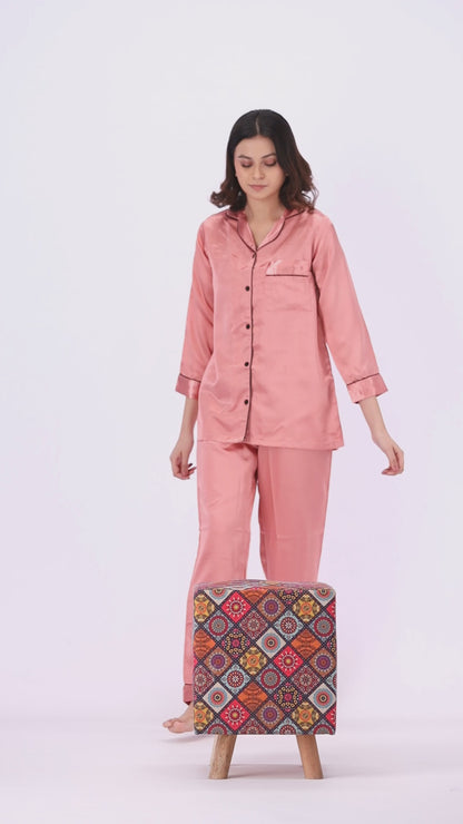 Valerie Nightwear Chapter-5 Premium Quality with a soft touch, comfortable loose fit pajama set