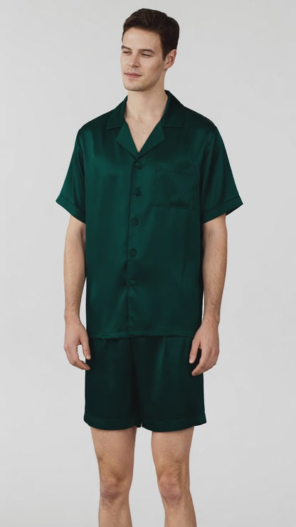 Sebastian-COMFORT PLUS-Men's pajama set short length. Perfect for All Day & Night Comfort.