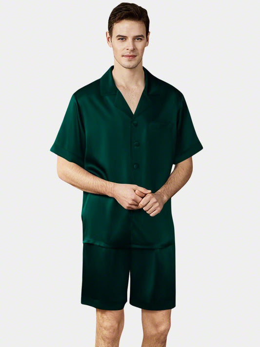 Sebastian-COMFORT PLUS-Men's pajama set short length. Perfect for All Day & Night Comfort.