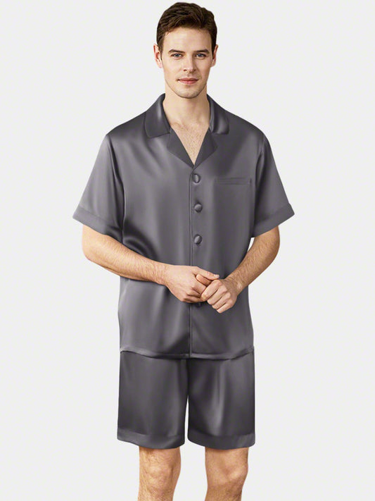 Sebastian-COMFORT PLUS-Men's pajama set short length. Perfect for All Day & Night Comfort.
